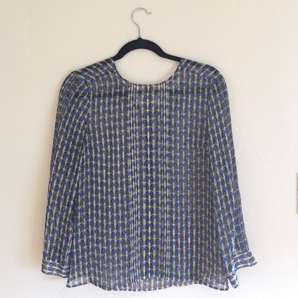 J. CREW Patterned Blouse
